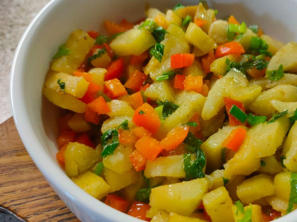 Шаг 12: Овощная начинка для блинов