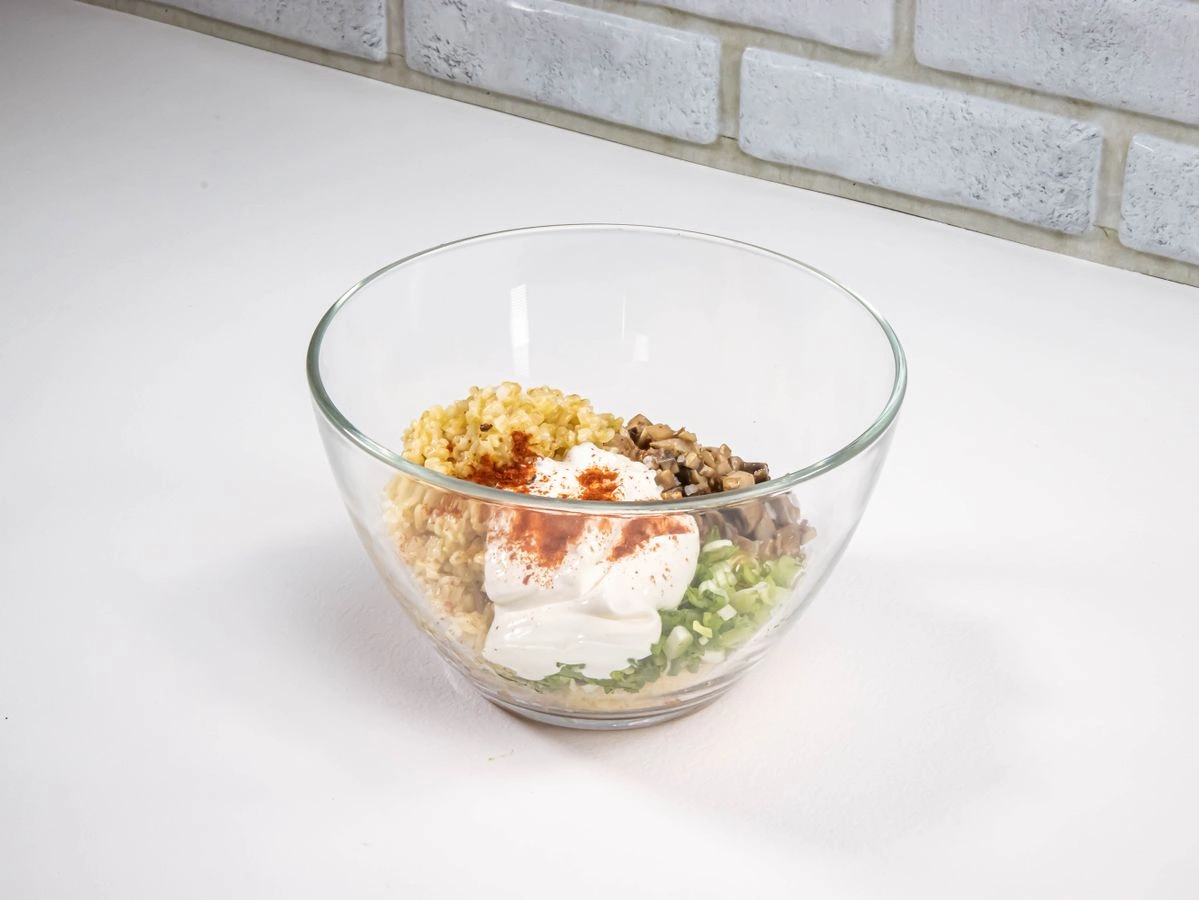 Шаг 12: Перцы, фаршированные курицей и грибами