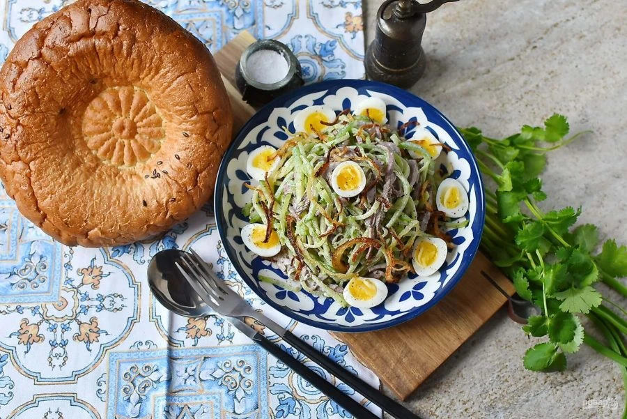 Шаг 12: Салат ташкент классический