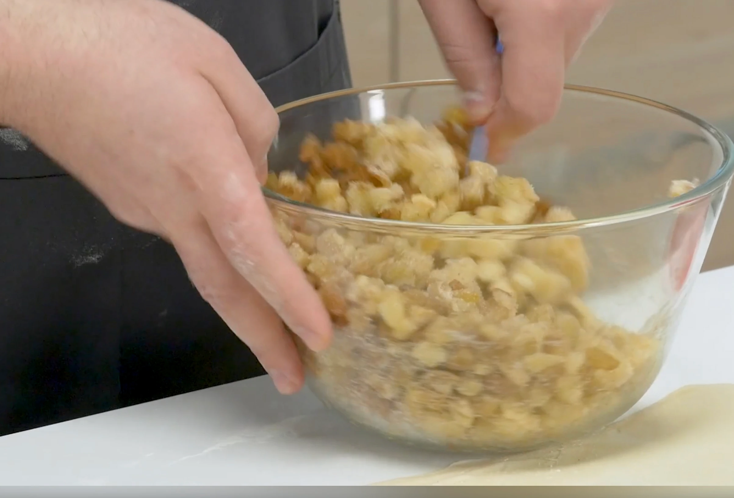 Шаг 12: Штрудель с яблоками постный