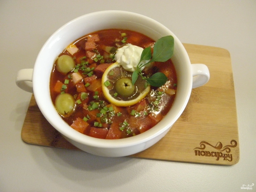 Шаг 12: Солянка классическая