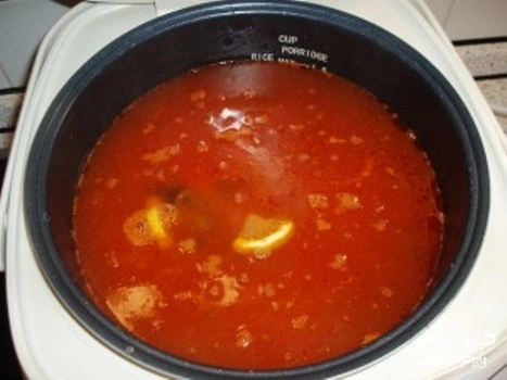 Шаг 12: Солянка в мультиварке