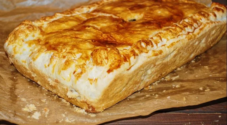 Тимбалло с макаронами: шаг 12