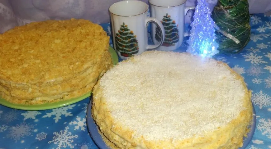 Торт Наполеон со сливочным маслом: шаг 12