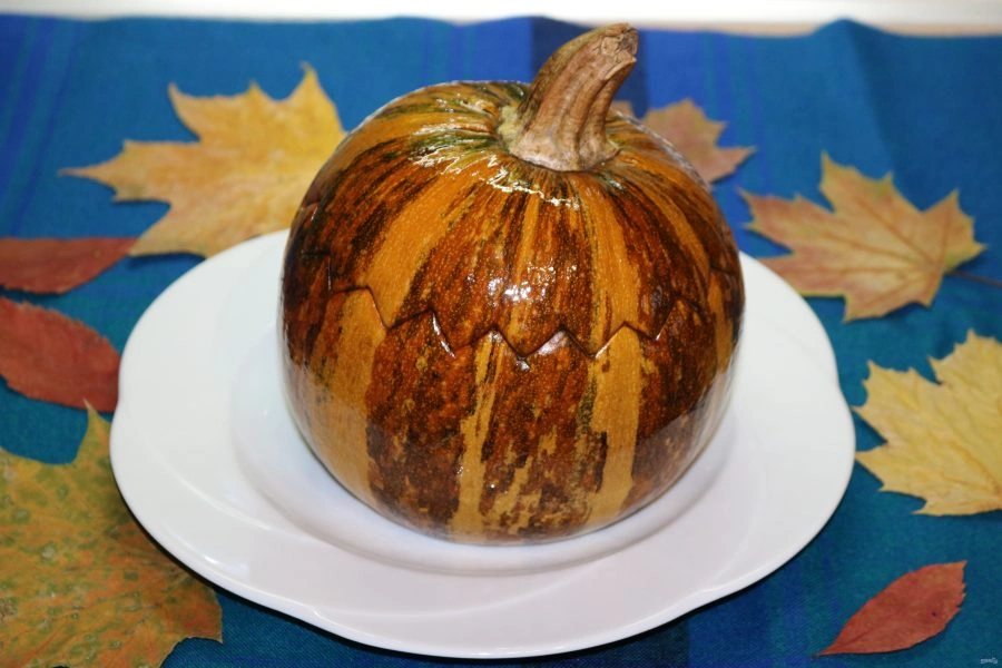 Шаг 12: Тыква запечённая с курицей