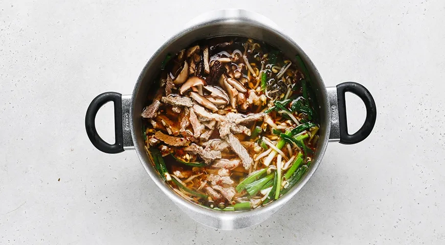 Юккедян – корейский острый суп: шаг 12