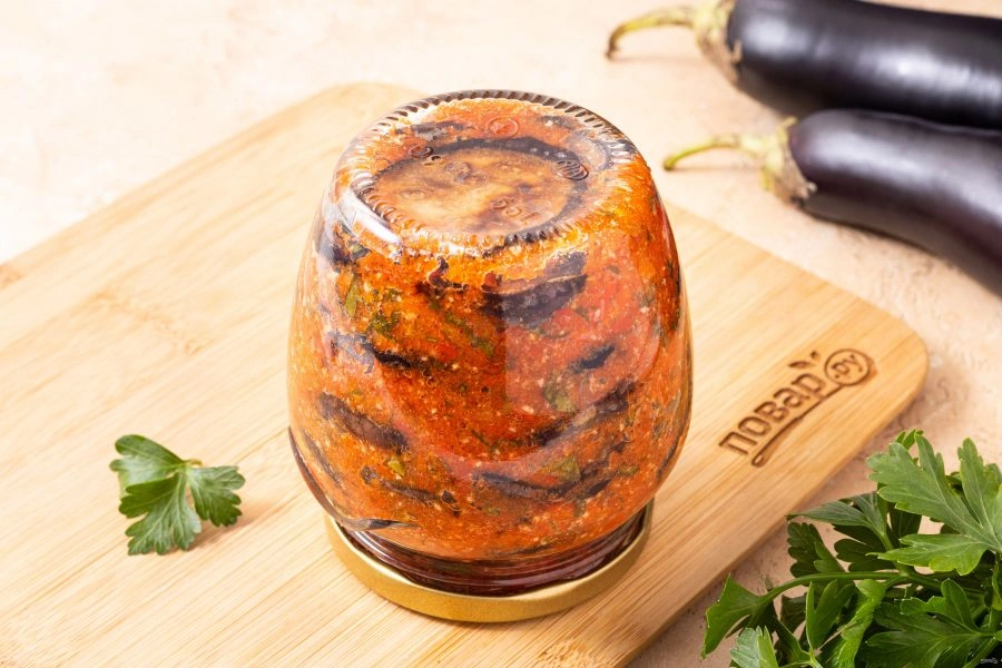 Шаг 13: Баклажаны по-грузински на зиму