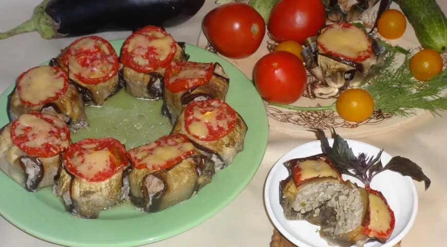 Баклажаны с фрикадельками: шаг 13