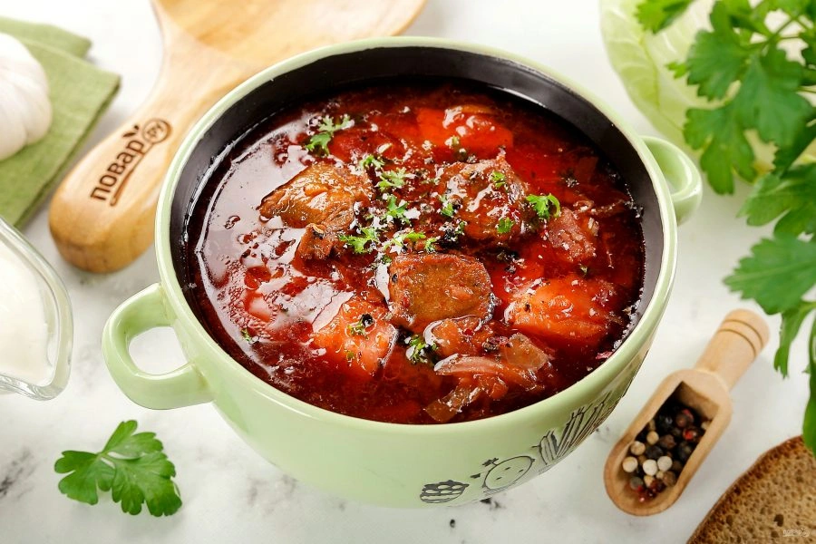 Шаг 13: Борщ в мультиварке