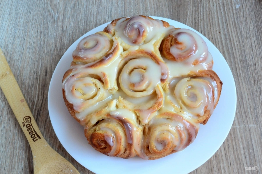 Шаг 13: Булочки синнабон правильный рецепт 100