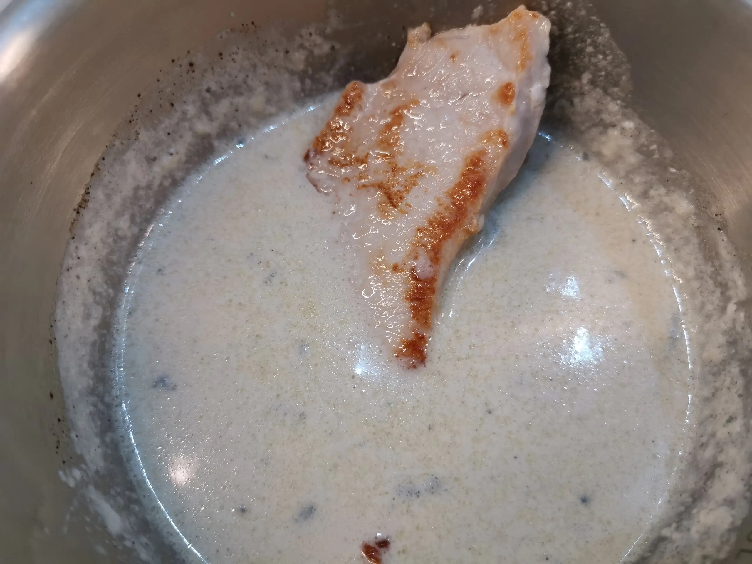 Шаг 13: Индейка в сливочном соусе