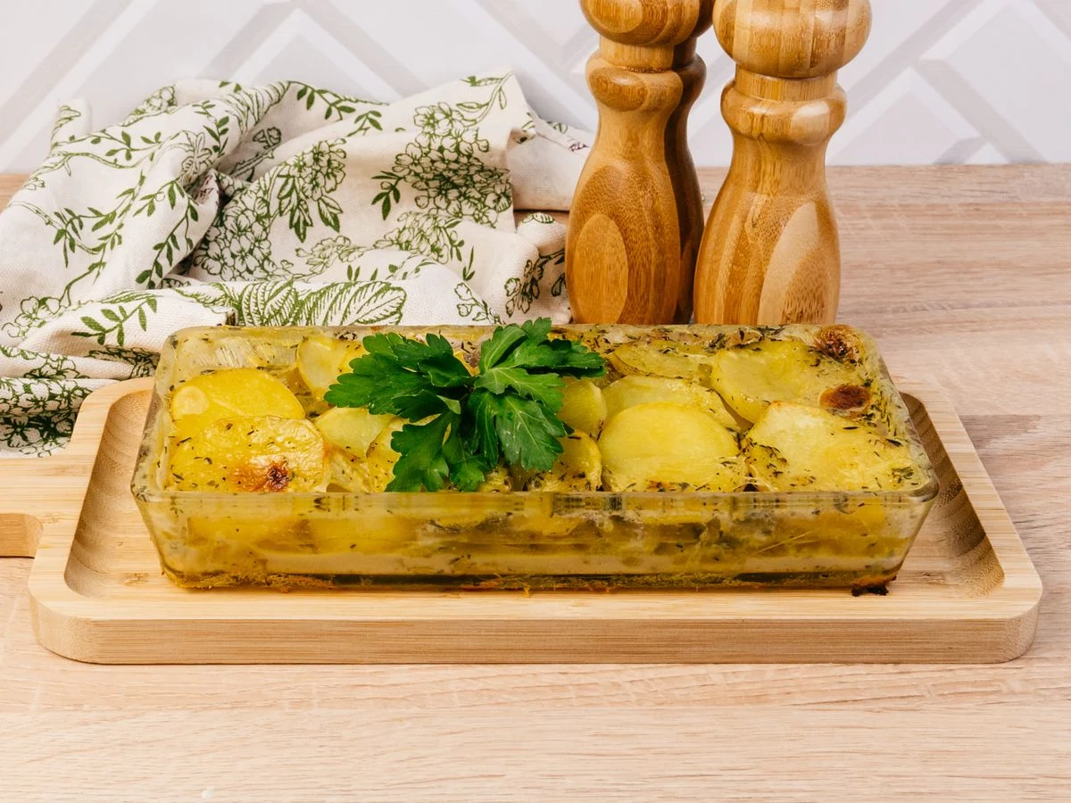 Шаг 13: Картофель в молоке, запеченный в духовке