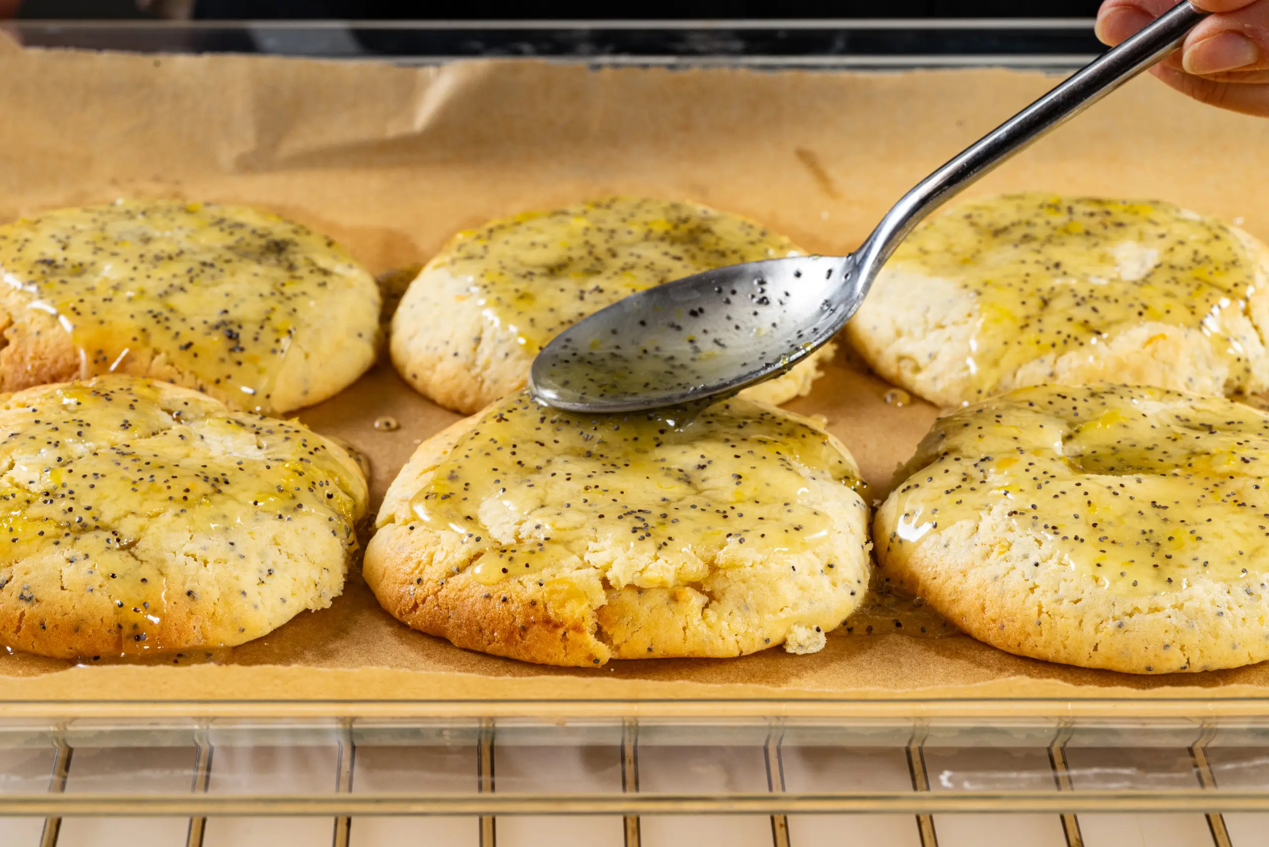 Шаг 13: Крамбл куки с маком и лимоном