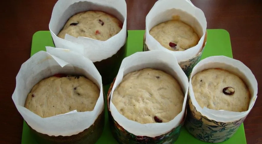 Лавандовые пуховые куличи: шаг 13