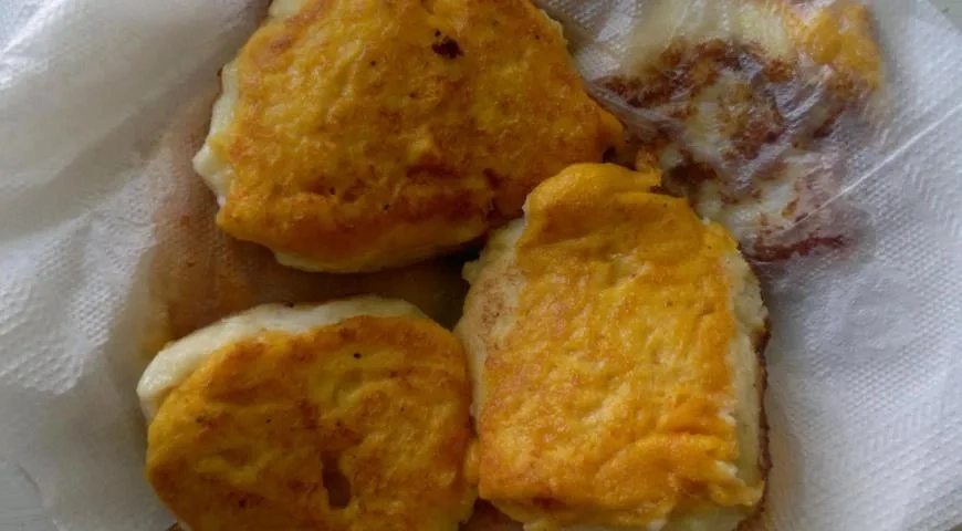 Оладьи из тыквы и цветной капусты: шаг 13