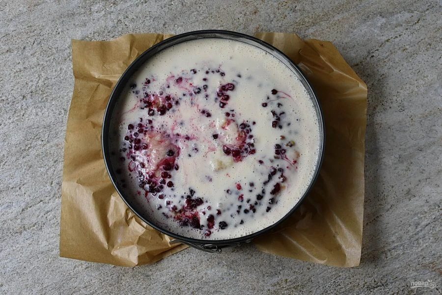 Шаг 13: Открытый пирог с брусникой