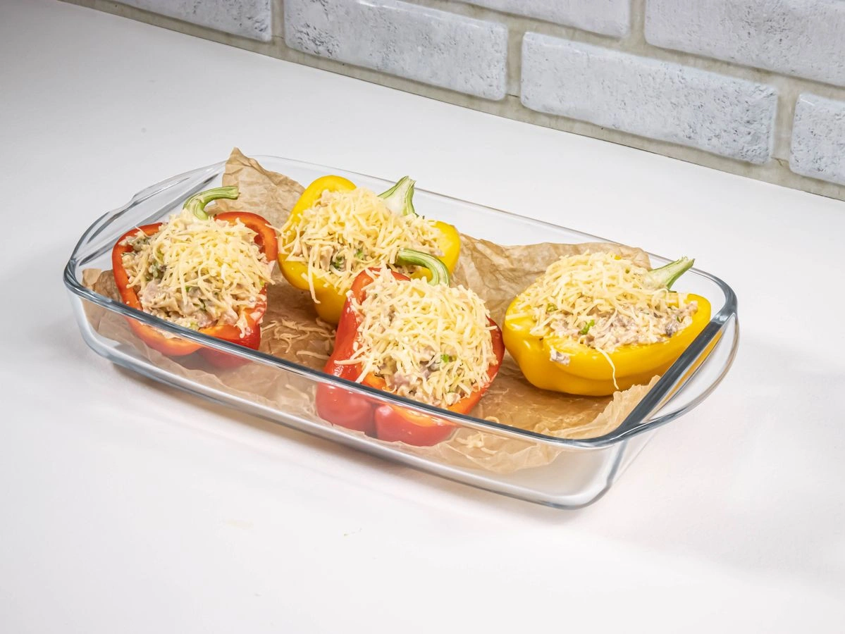 Шаг 13: Перцы, фаршированные курицей и грибами