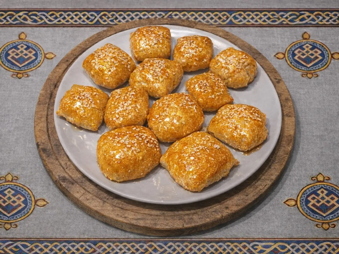 Шаг 13: Пирожки с мясом из слоеного теста «Ленивая самса»