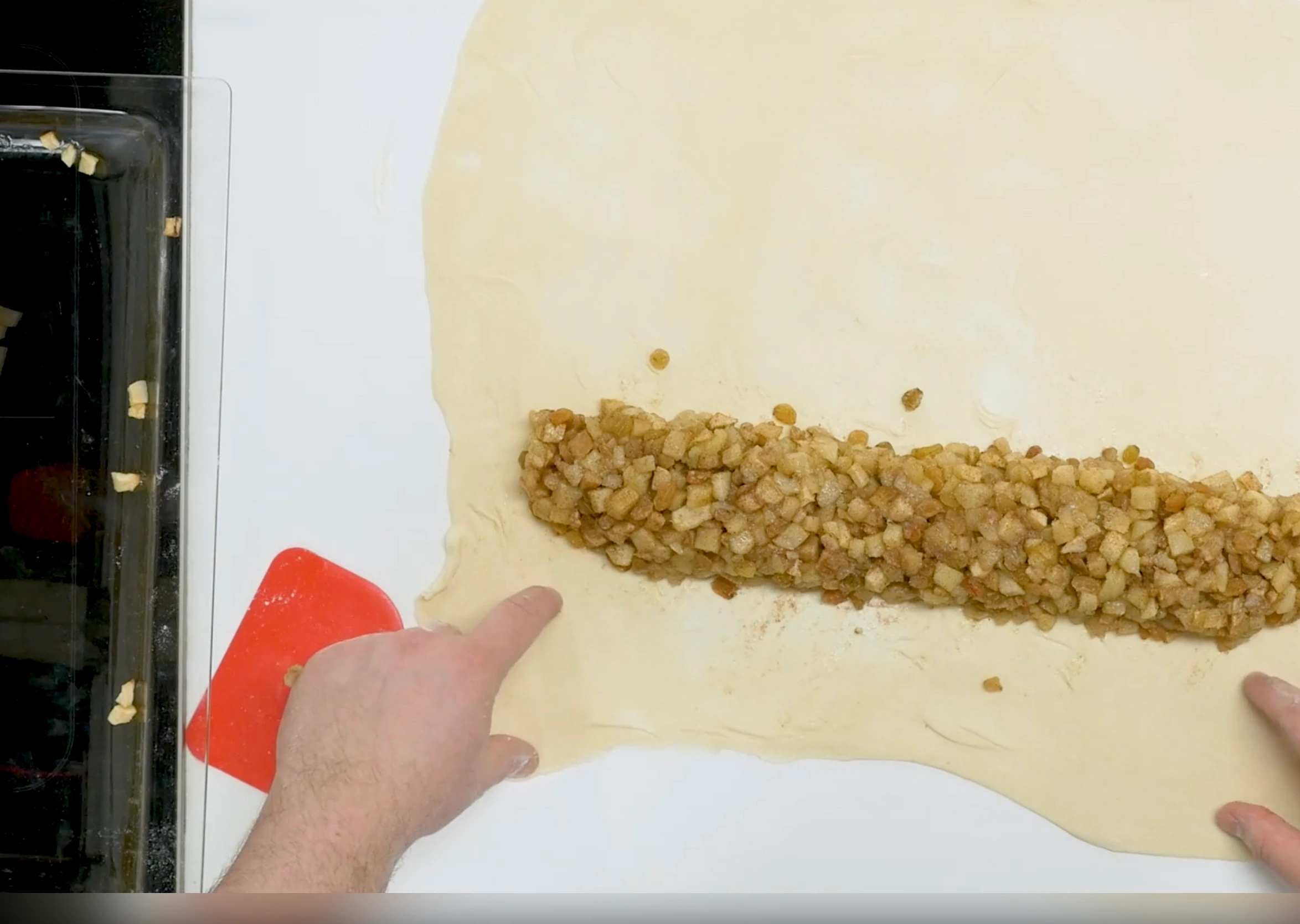 Шаг 13: Штрудель с яблоками постный