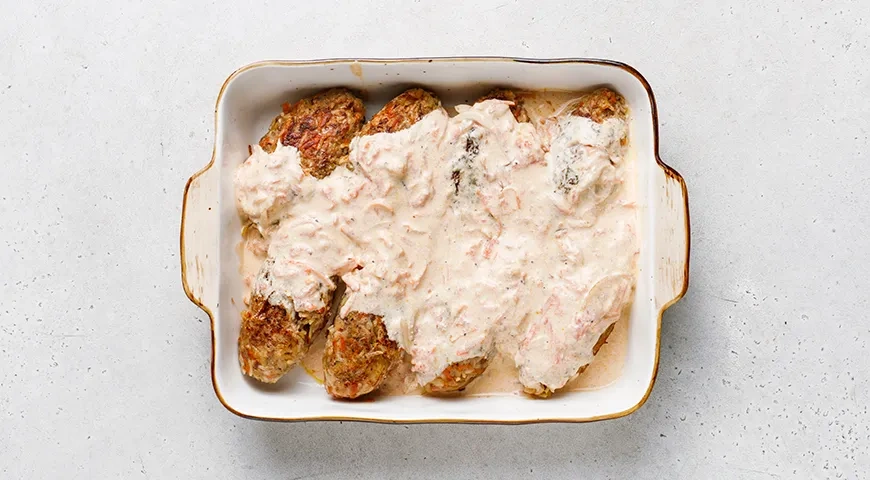 Сочные ленивые голубцы: шаг 13