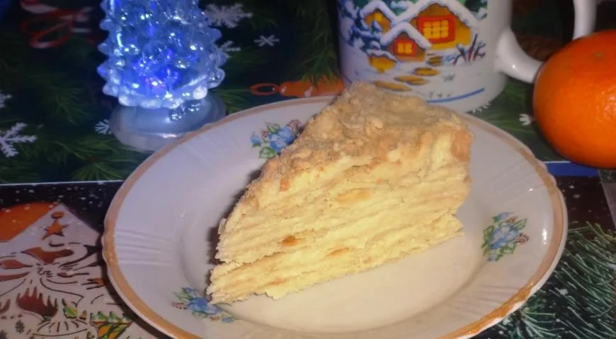 Торт Наполеон со сливочным маслом: шаг 13