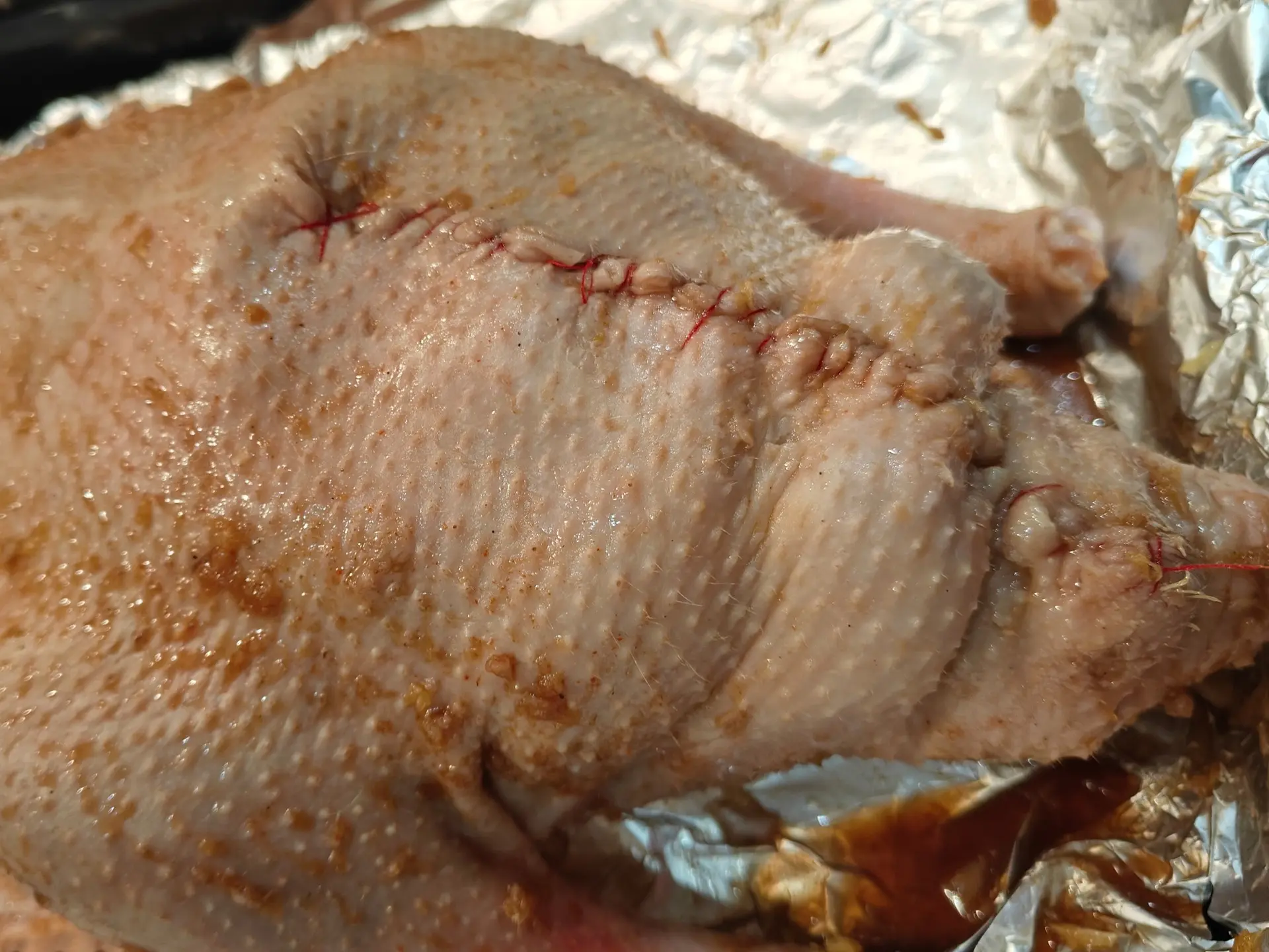 Шаг 13: Запеченный гусь с апельсинами и яблоками