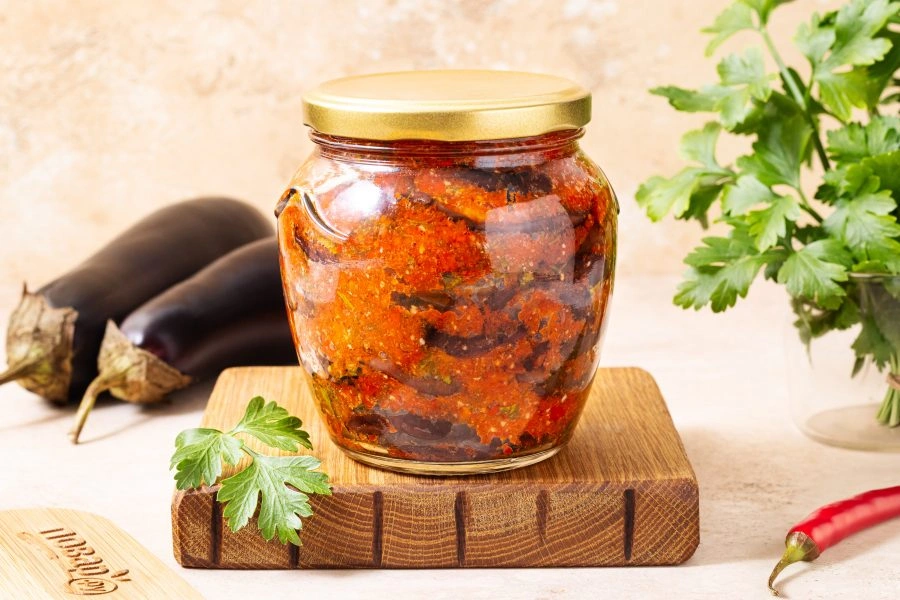 Шаг 14: Баклажаны по-грузински на зиму