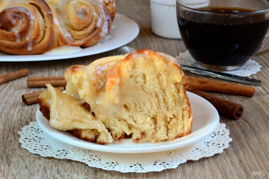 Шаг 14: Булочки синнабон правильный рецепт 100