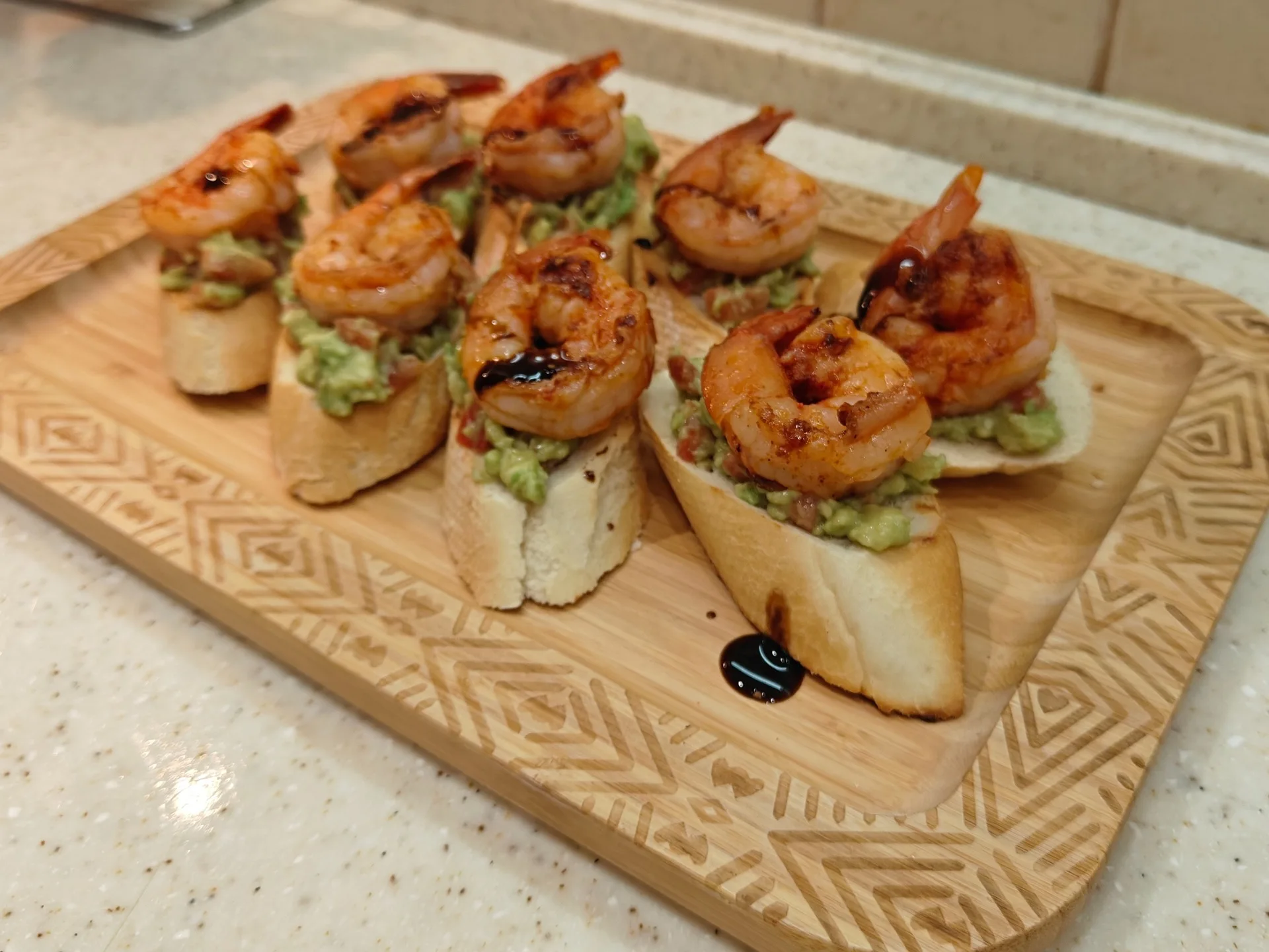 Шаг 14: Бутерброды с креветками