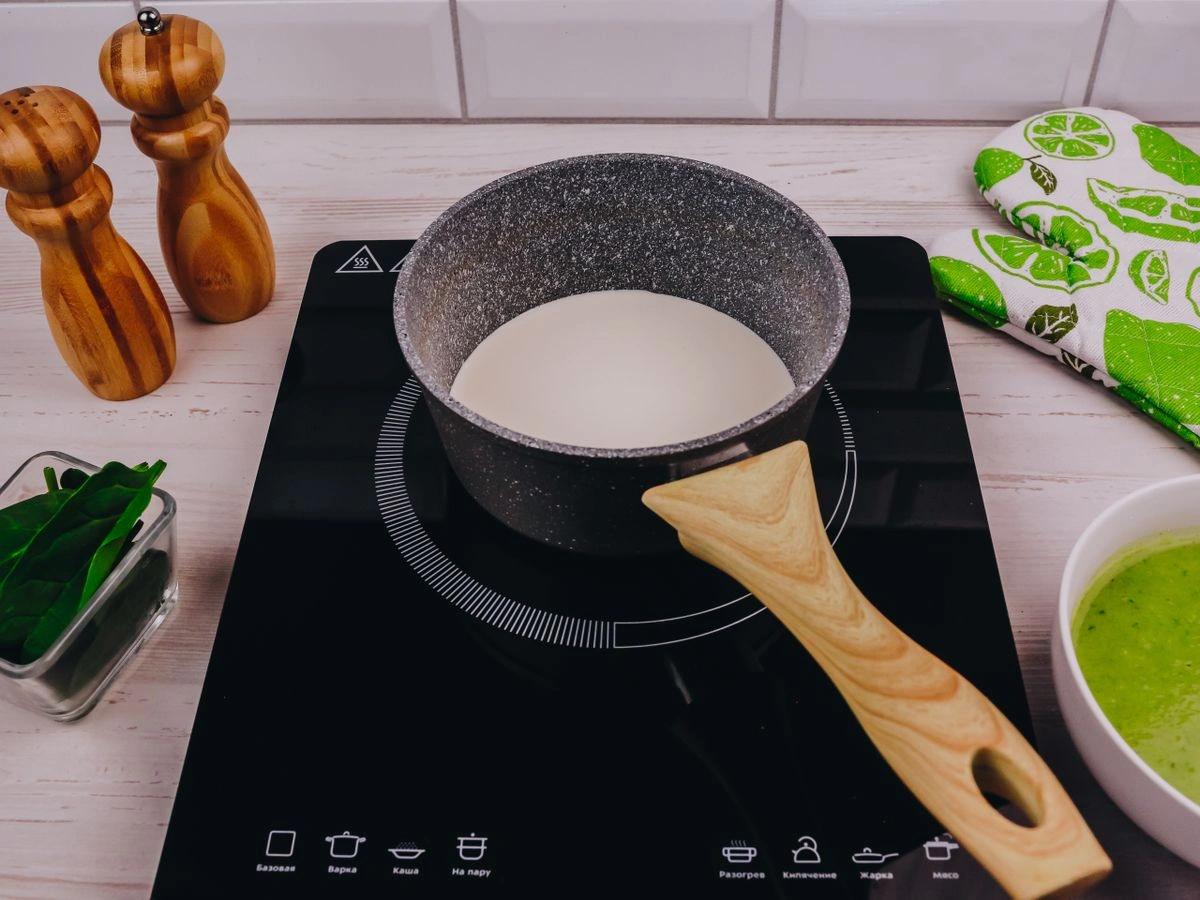 Шаг 14: Крем-суп с брокколи и шпинатом