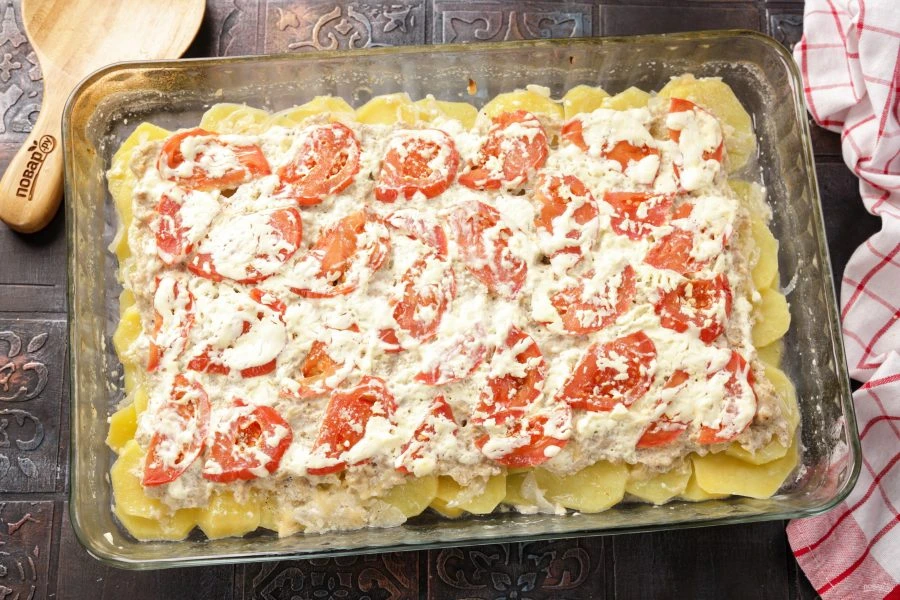 Шаг 14: Мясо пофранцузски из куриного фарш а