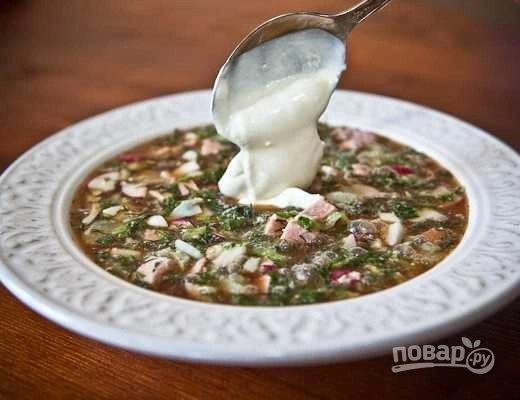 Шаг 14: Окрошка на квасе классический рецепт