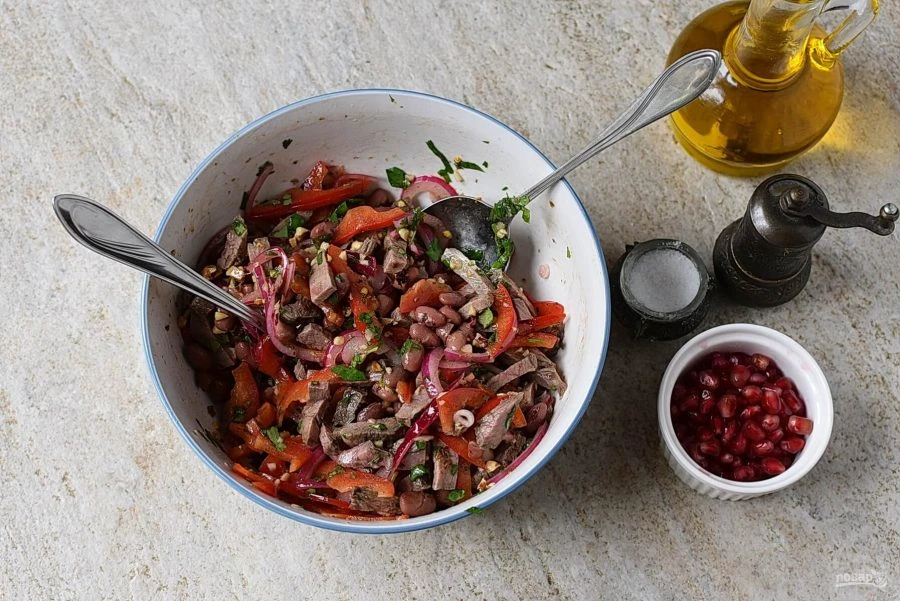 Шаг 14: Салат тбилиси с гранатом