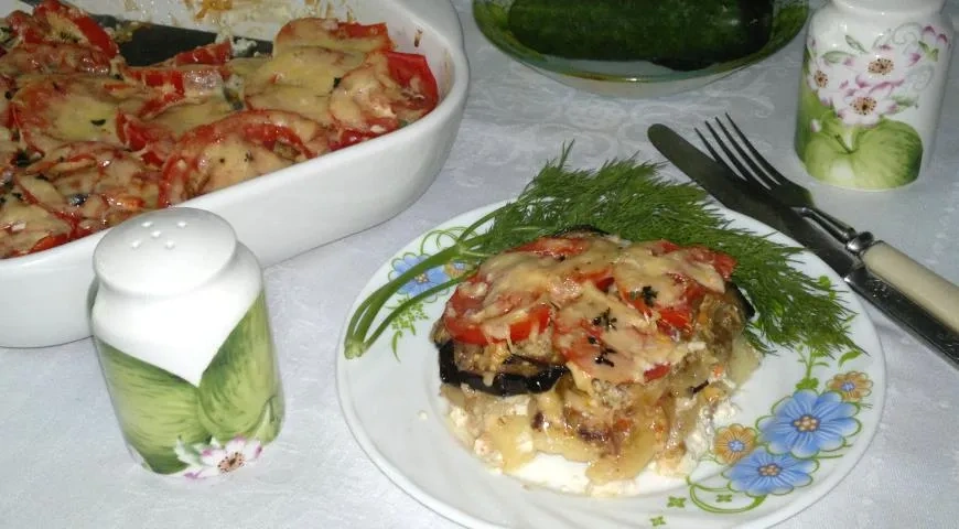 Запеканка из баклажанов и молодого картофеля: шаг 14