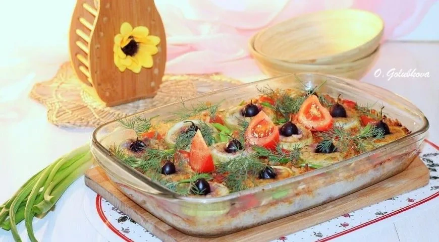 Фаршированные кабачки с виноградом: шаг 15