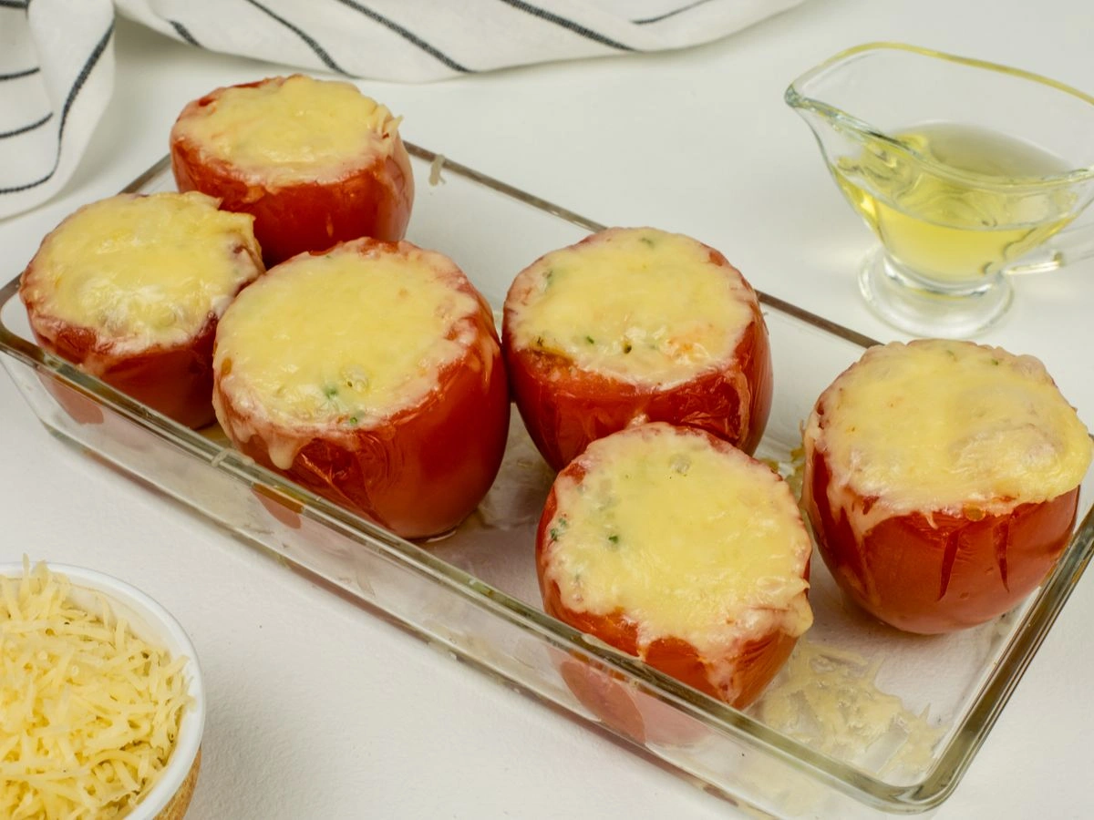 Шаг 15: Помидоры, фаршированные рисом и креветками