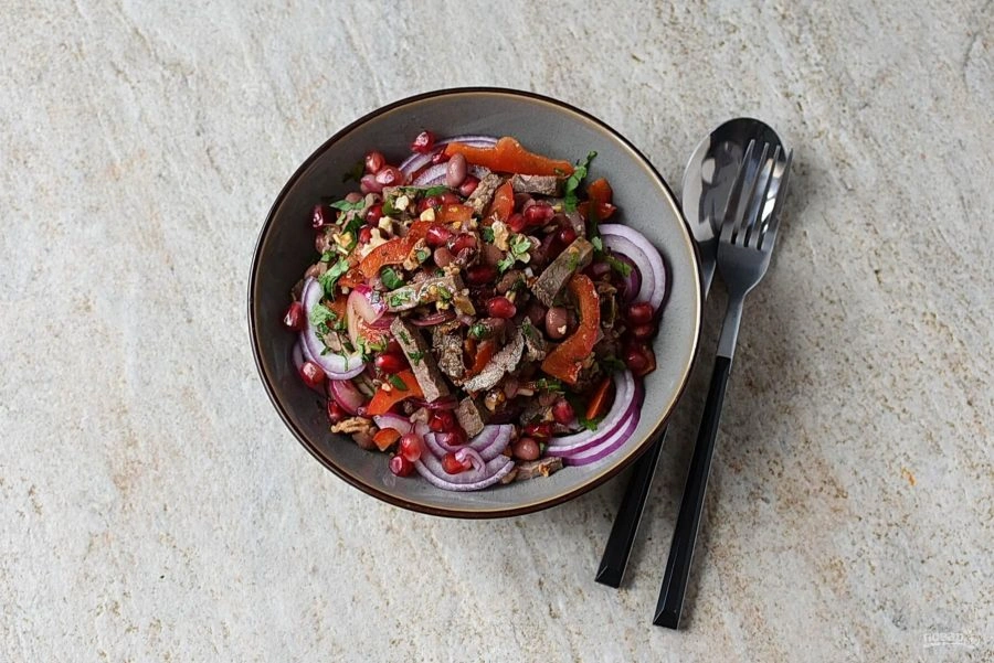 Шаг 15: Салат тбилиси с гранатом