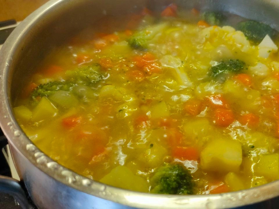 Шаг 15: Суп-пюре из цветной капусты и брокколи