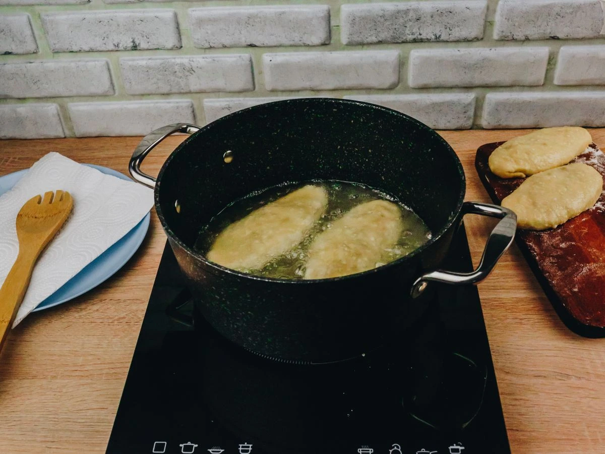 Шаг 15: Творожные пирожки с яблоками