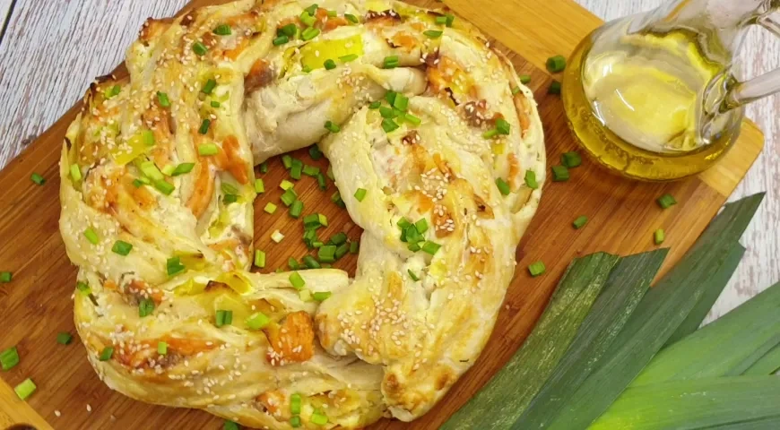 Завитушка с лососем: шаг 15