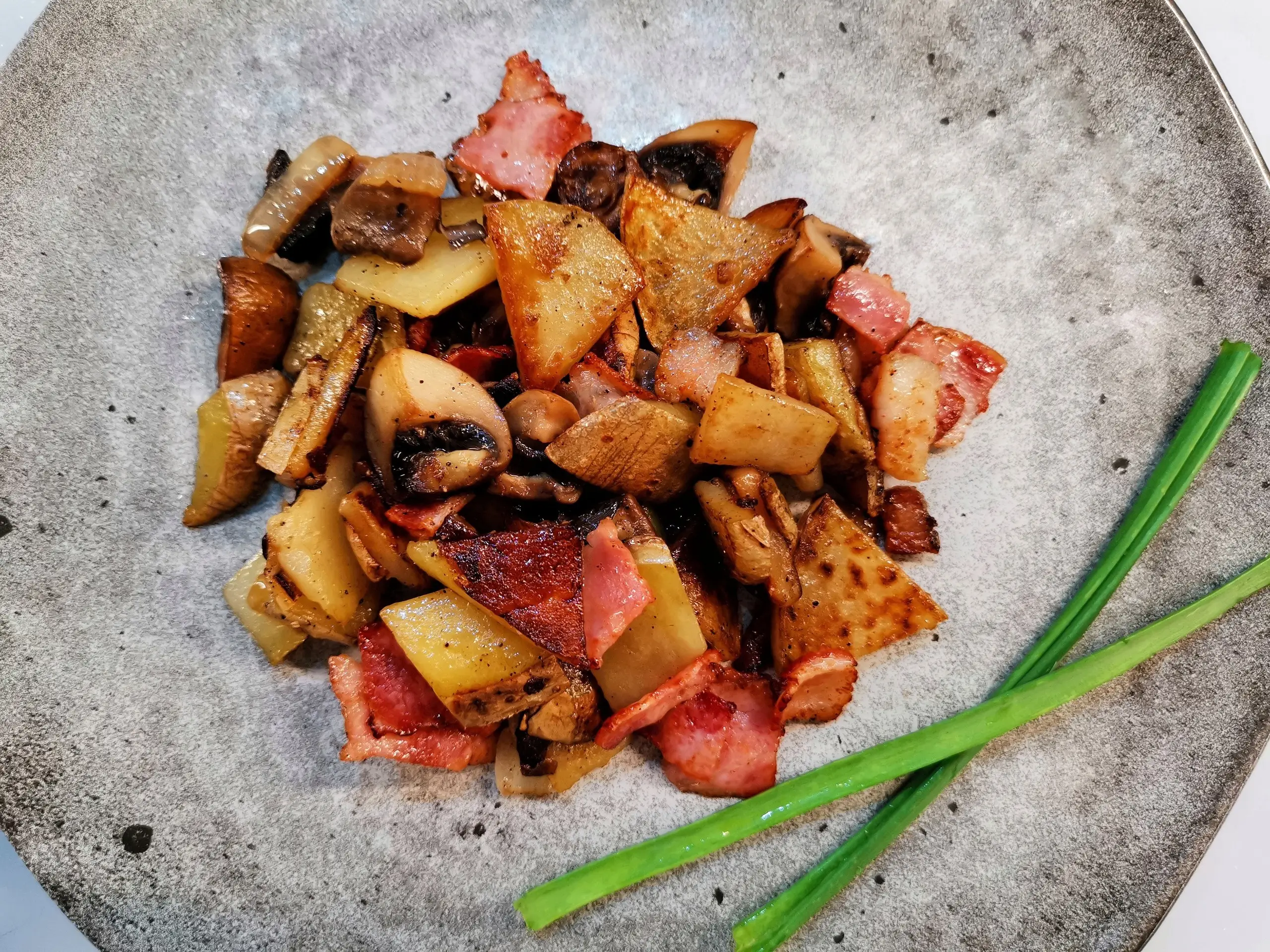 Шаг 16: Картофель с грибами