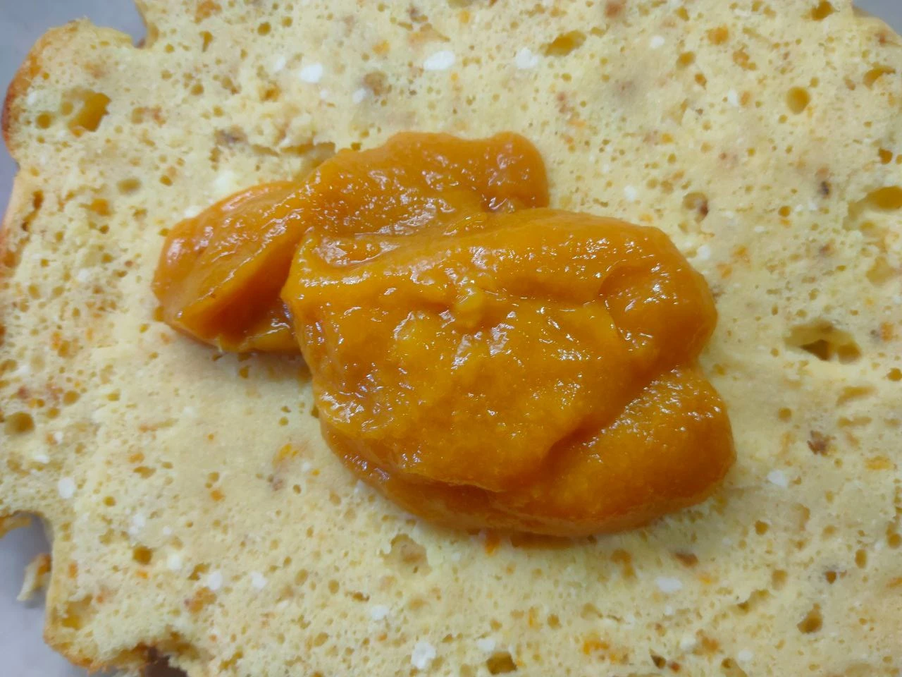 Шаг 16: Кекс с домашним вареньем