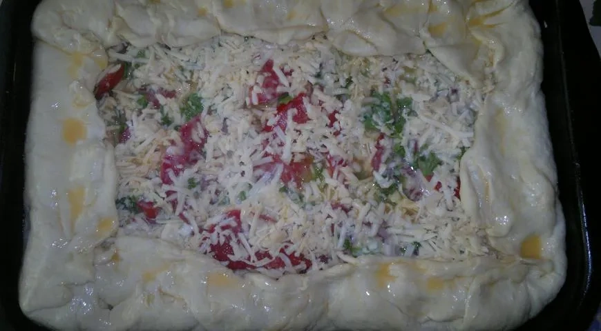Овощной пирог: шаг 16