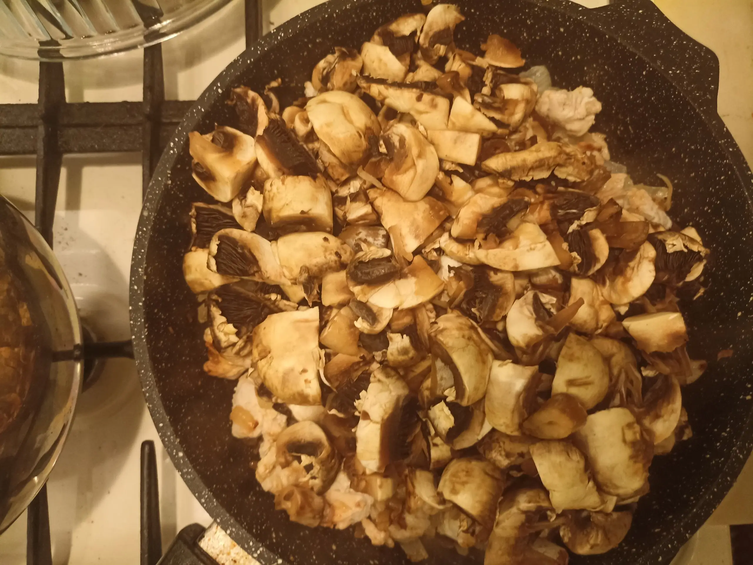 Шаг 16: Пирог с курицей и грибами в духовке