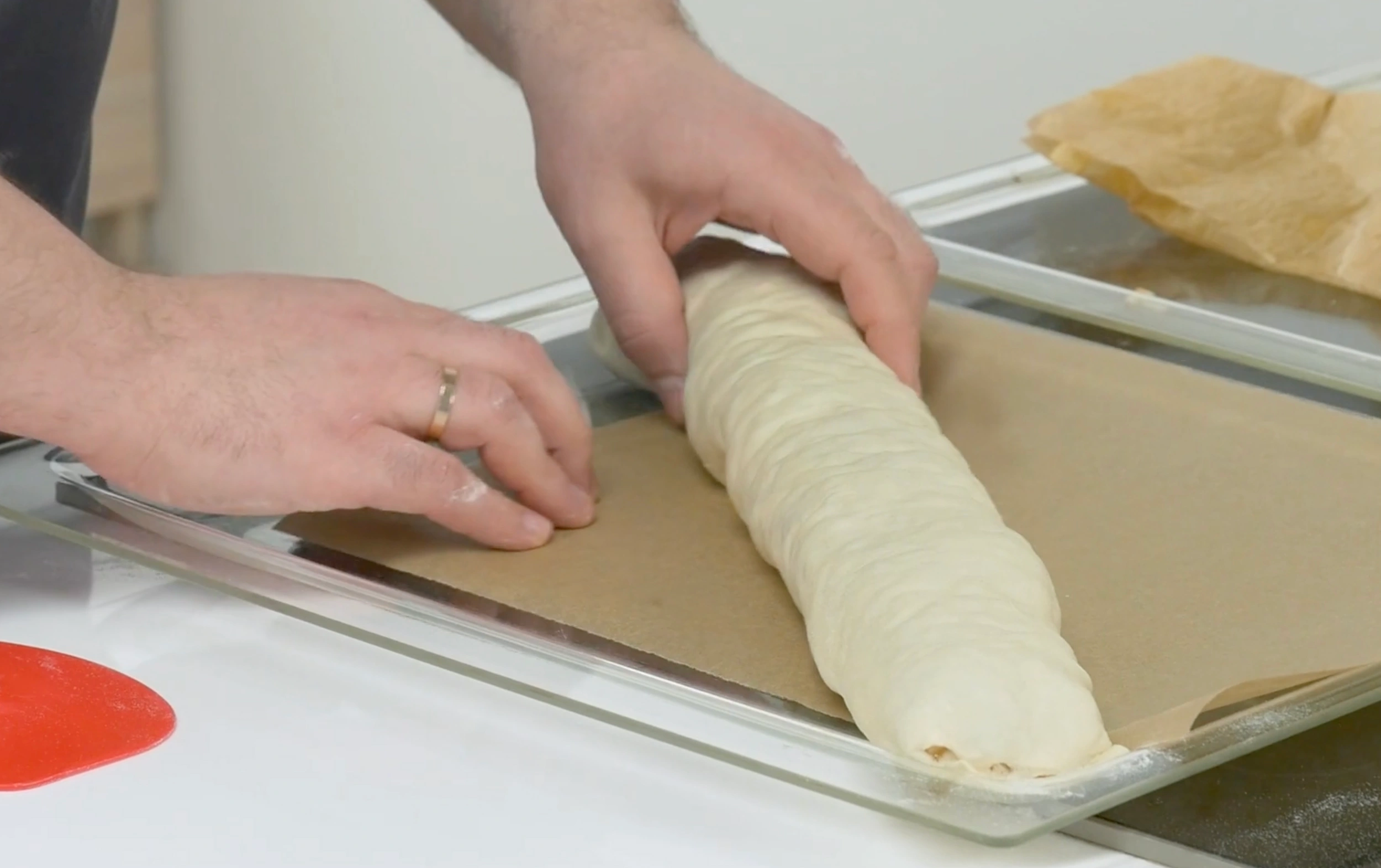 Шаг 16: Штрудель с яблоками постный