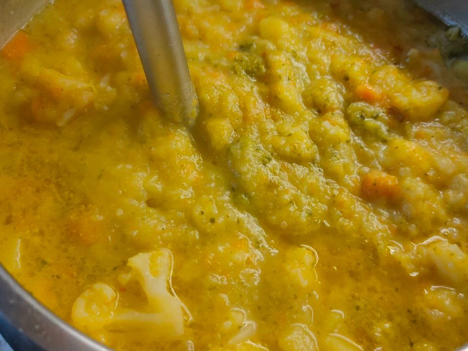 Шаг 16: Суп-пюре из цветной капусты и брокколи