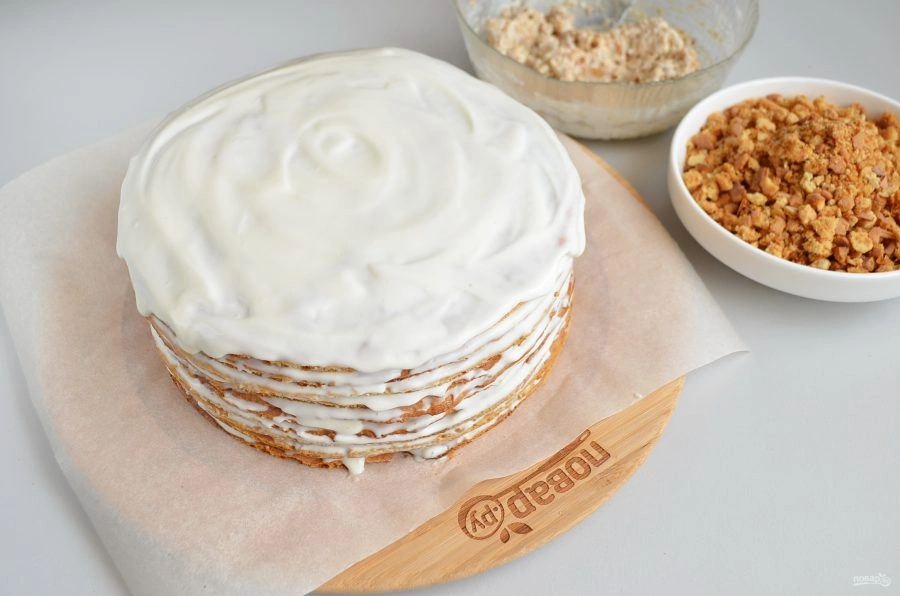 Шаг 16: Торт медовик