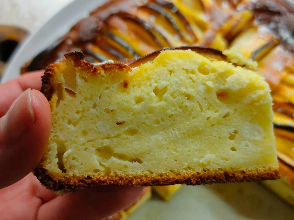 Шаг 16: Творожный пирог с яблоками