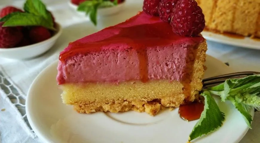 Чизкейк «Малина-Миндаль»: шаг 17