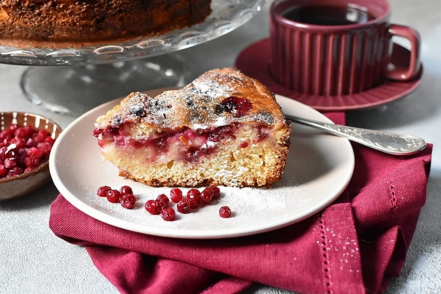 Шаг 17: Открытый пирог с брусникой